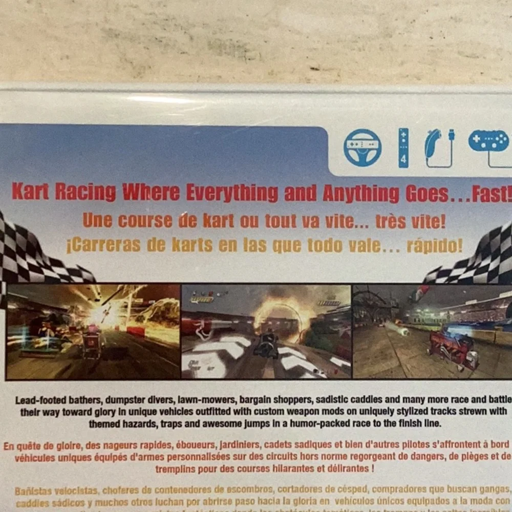 MX Vs ATV Untamed Nintendo Wii Game & Jimmie Johnson Anything With An Engine Wii